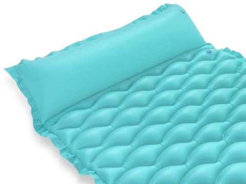 Bestway Bestway Dmuchany materac do wody ZWIJANY 213x86cm TURKUSOWY 44020