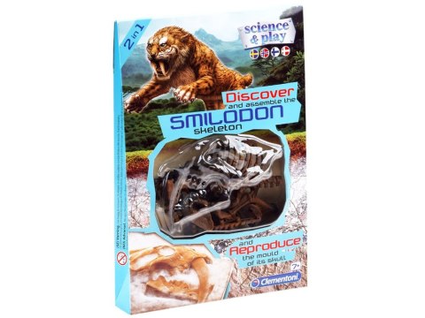 Clementoni Clementoni Smilodon Zbuduj szkielet tygrysa ZA3713