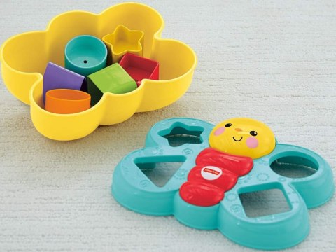 Fisher-Price Fisher-Price Kolorowy motyl Sorter klocki ZA3627