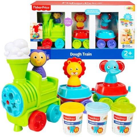 Fisher-Price Fisher Price Pociąg masa plastyczna 3 kol. ZA3619