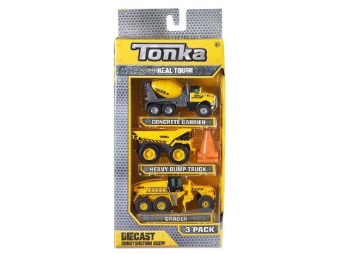 Hasbro Maszyny budowlane Tonka Autka zestaw 3 szt ZA3617