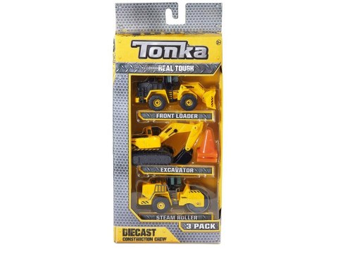 Hasbro Maszyny budowlane Tonka Autka zestaw 3 szt ZA3617
