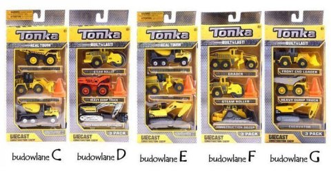 Hasbro Maszyny budowlane Tonka Autka zestaw 3 szt ZA3617