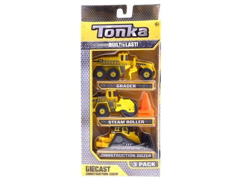 Hasbro Maszyny budowlane Tonka Autka zestaw 3 szt ZA3617