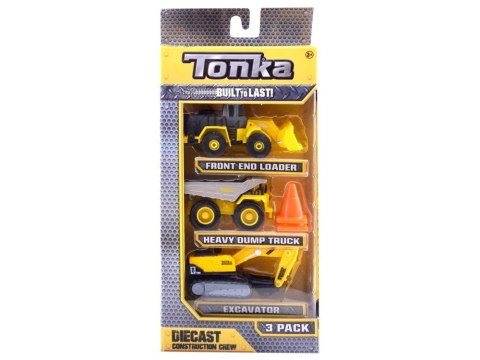 Hasbro Maszyny budowlane Tonka Autka zestaw 3 szt ZA3617
