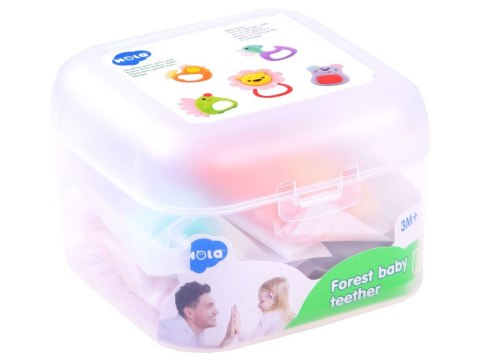 Hola Gryzak Zestaw 5szt dla maluszka zwierzątka ZA3678