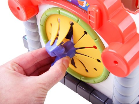 Hola Interaktywny Domek kostka edukacyjna sorter klocki zwierzątka ZA3518