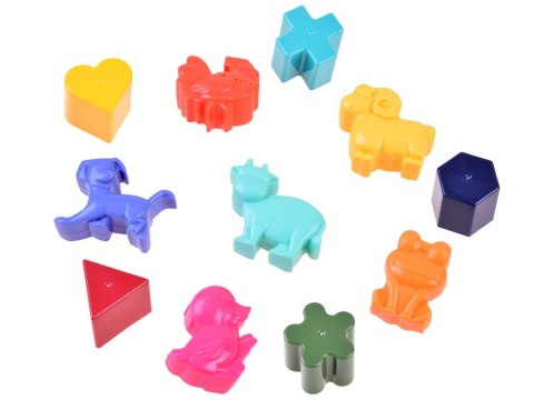 Hola Interaktywny Domek kostka edukacyjna sorter klocki zwierzątka ZA3518