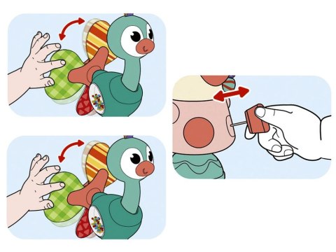 Hola Magiczna grzechotka na przyssawce PAW ZA3517