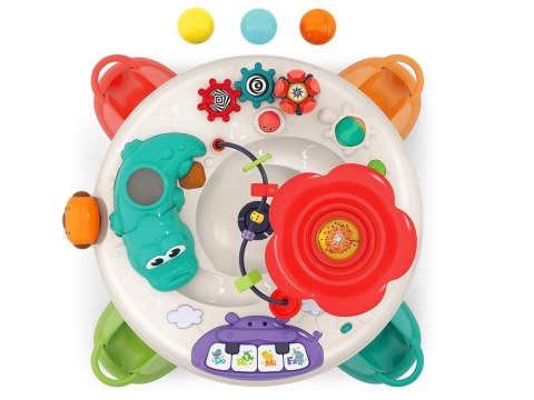 Hola Stolik interaktywny kolorowe kulki pianinko ZA3677