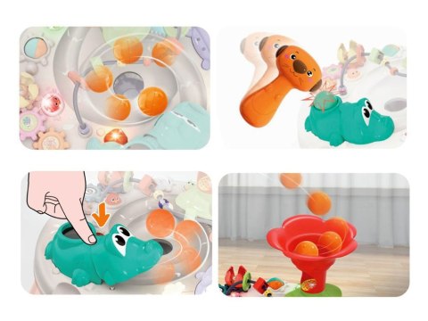 Hola Stolik interaktywny kolorowe kulki pianinko ZA3677