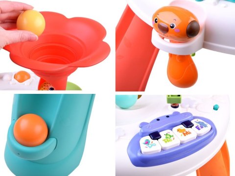 Hola Stolik interaktywny kolorowe kulki pianinko ZA3677