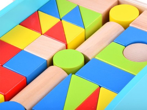 JOKOMISIADA Drewniany Pchacz, chodzik, wózek z klockami ZA3724