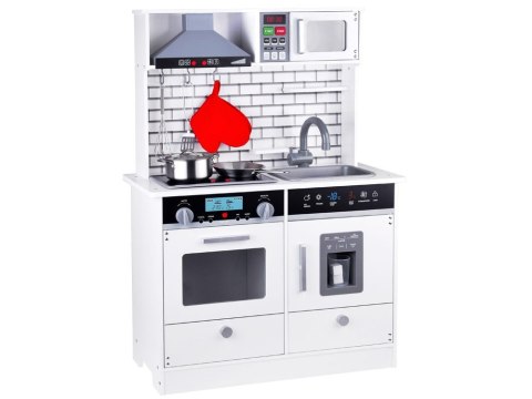 JOKOMISIADA Duża kuchnia drewniana STYL SKANDYNAWSKI Światło + dźwięk AKCESORIA ZA3717