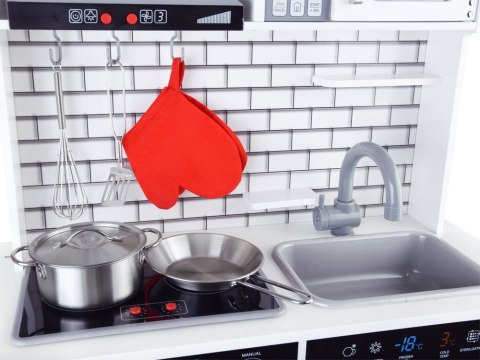 JOKOMISIADA Duża kuchnia drewniana STYL SKANDYNAWSKI Światło + dźwięk AKCESORIA ZA3717