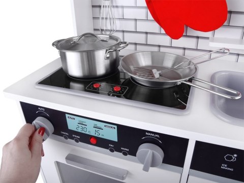 JOKOMISIADA Duża kuchnia drewniana STYL SKANDYNAWSKI Światło + dźwięk AKCESORIA ZA3717