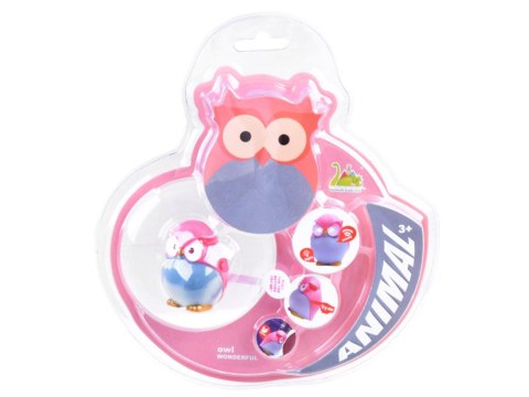 JOKOMISIADA Kolorowy brelok do kluczy SOWA - Zawieszka z światło + dźwięk ZA3528