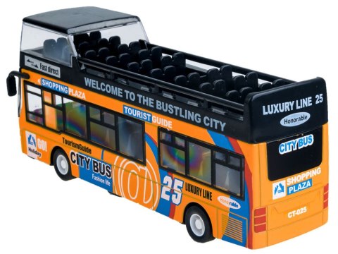 JOKOMISIADA Metalowy AUTOBUS piętrus otwierane drzwi ZA2094 ZO