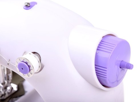 JOKOMISIADA Mini maszyna do szycia napęd nożny igła zestaw poręczna maszyna ZA3699