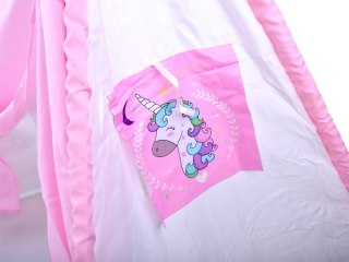 JOKOMISIADA Namiot z różowym jednorożcem wigwam Tipi ZA3555