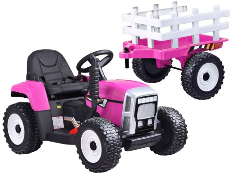 JOKOMISIADA Traktor z przyczepą na akumulator + pilot PA0242