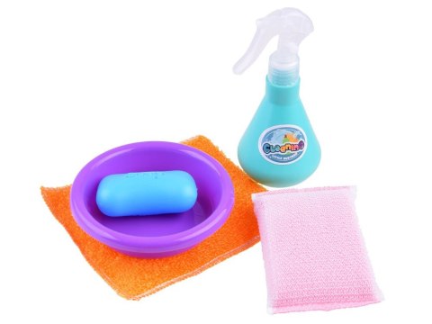 JOKOMISIADA Zestaw sprzątający Wózek na kółkach z akcesoriami ZA3589