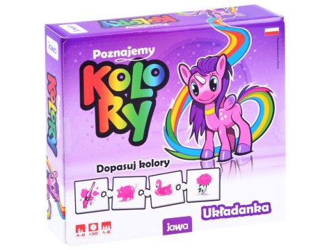 Jawa Jawa Edukacyjna gra dla przedszkolaków POZNAJEMY KOLORY układanka GR0456