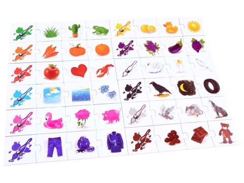 Jawa Jawa Edukacyjna gra dla przedszkolaków POZNAJEMY KOLORY układanka GR0456