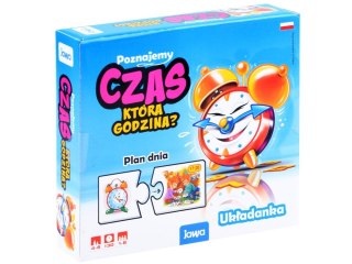 Jawa Jawa Edukacyjna gra układanka Poznajemy CZAS - która godzina? GR0455