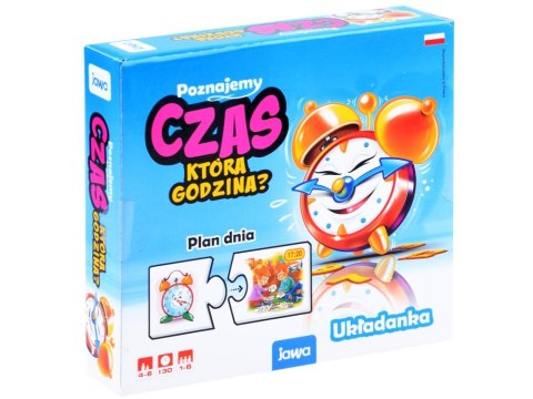 Jawa Jawa Edukacyjna gra układanka Poznajemy CZAS - która godzina? GR0455
