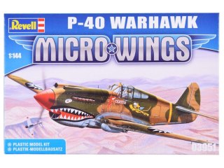 Producent niezdefiniowany Revell Micro Wings Model P-40 Warhawk 1:144 RV0019