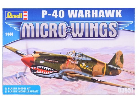 Producent niezdefiniowany Revell Micro Wings Model P-40 Warhawk 1:144 RV0019