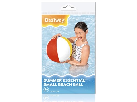 Bestway Bestway Dmuchana piłka plażowa W PASKI - uniwersalny wzór 51cm 31021