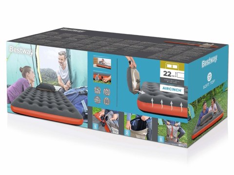 Bestway Bestway Materac dmuchany 2os. 203x152x22cm 67703
