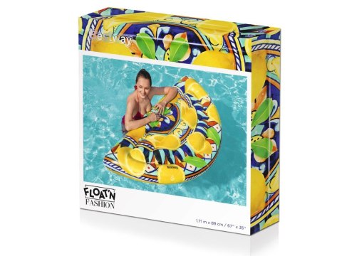 Bestway Bestway dmuchany Materac Sycylijskie Cytryny 171x89cm na wodę basen 43364