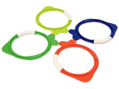 Bestway Bestway kolorowe Rybki zabawki do nurkowania nauki pływania 4 szt. 26009