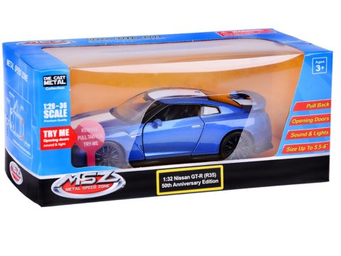 JOKOMISIADA Auto Nissan GT-R model 1:32 metalowe autko otwierane drzwi ZA3757