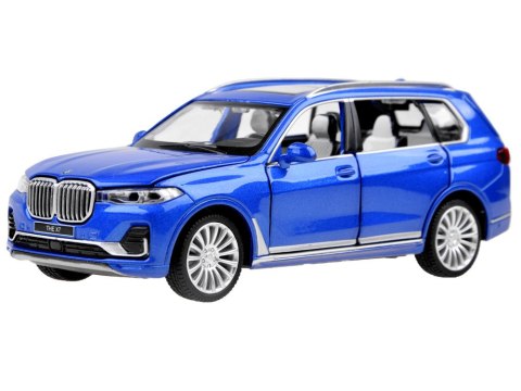 JOKOMISIADA Auto Suv BMW X7 1:32 metalowe autko model dźwięki światła ZA3756