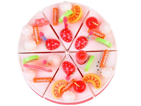 JOKOMISIADA Duży zestaw deserowy Zrób TORT urodzinowy Na rzepy do krojenia ZA3852