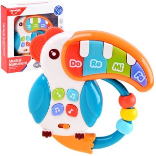 JOKOMISIADA Interaktywny TUKAN Zabawka muzyczna Małe pianinko dla niemowlaka ZA3808