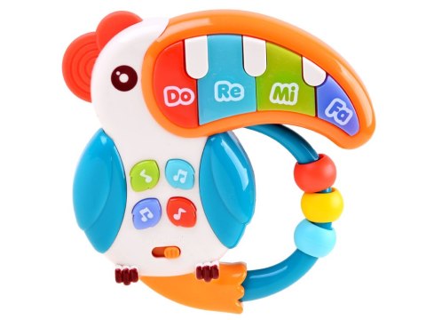 JOKOMISIADA Interaktywny TUKAN Zabawka muzyczna Małe pianinko dla niemowlaka ZA3808