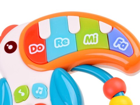 JOKOMISIADA Interaktywny TUKAN Zabawka muzyczna Małe pianinko dla niemowlaka ZA3808