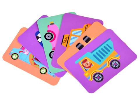 JOKOMISIADA Książka układanka magnetyczna POJAZDY 66ele ZA3767