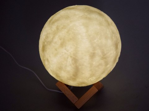 JOKOMISIADA Lampka nocna Księżyc Moon Light 3D 18cm ZA3826