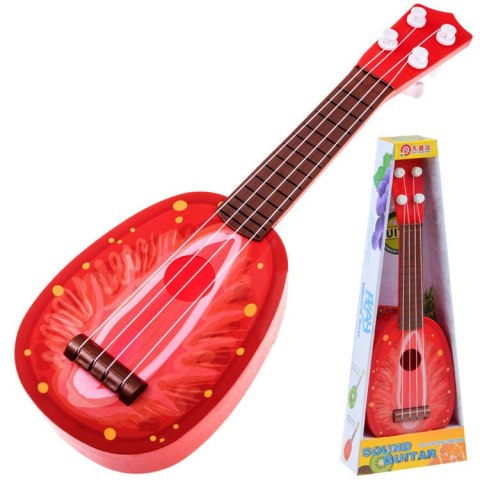 JOKOMISIADA Owocowa ukulele GITARA dla dzieci gitarka 37 cm IN0033
