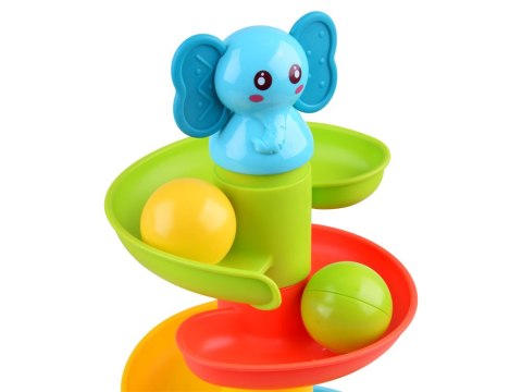 JOKOMISIADA Tor Zjeżdżalnia Piramidka Słonik z kulkami ZA3805