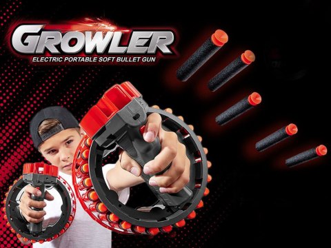 JOKOMISIADA Zestaw Pistolet GROWLER naboje piankowe ZA3778