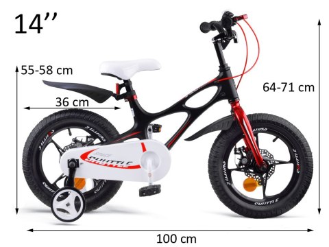 RoyalBaby RoyalBaby Rower 14" Space Shuttle + pchacz RB14-22