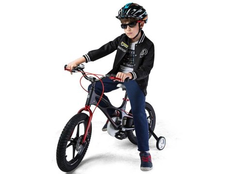 RoyalBaby RoyalBaby Rower 14" Space Shuttle + pchacz Rower dziecięcy z kółkami bocznymi RB14-22