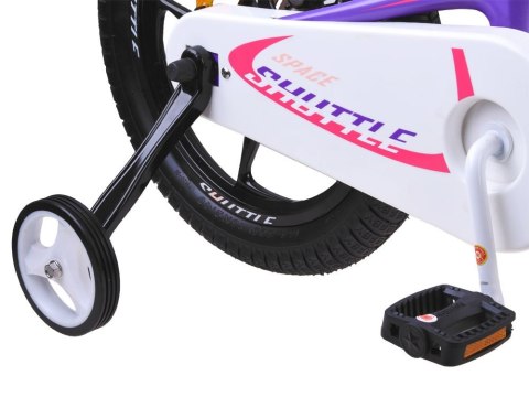 RoyalBaby RoyalBaby Rower 14" Space Shuttle + pchacz Rower dziecięcy z kółkami bocznymi RB14-22